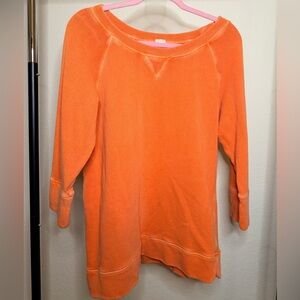 J. Crew Orange Crew Neck Sweater